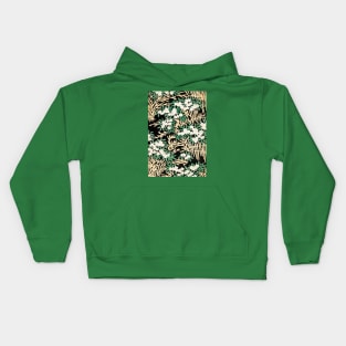 Forest - Antique Japanese Blockprint Kids Hoodie